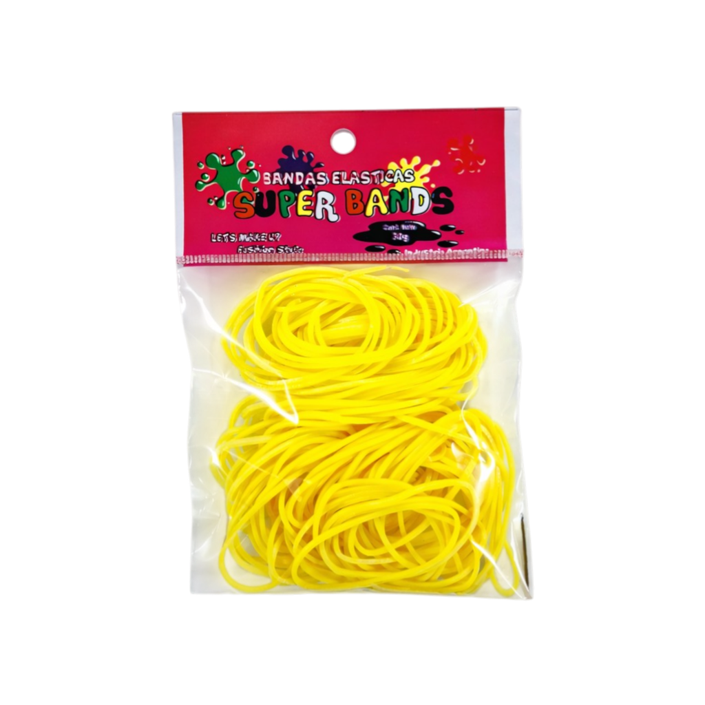 [D401016] SUPER BANDS DISPLAY N°40X2mm 30Gr  AMARILLO