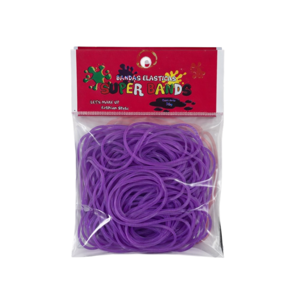 SUPER BANDS DISPLAY N°40X2mm 30Gr  VIOLETA