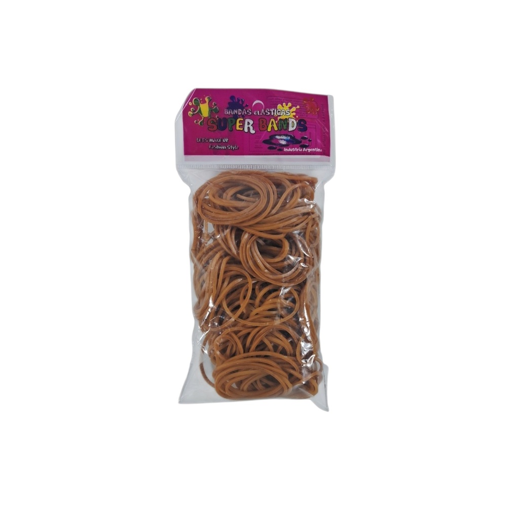[401013] SUPER BANDS BOLSAS N°40X2mm 100Gr AMBAR