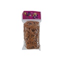 SUPER BANDS BOLSAS N°40X2mm 100Gr AMBAR
