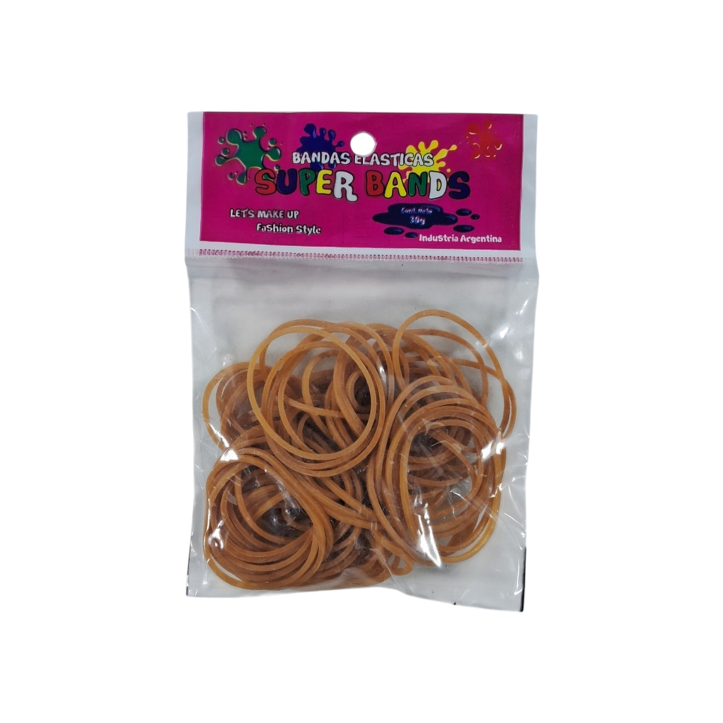 [D401013] SUPER BANDS DISPLAY N°40X2mm 10Grs Natural